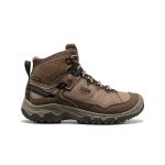 Women's Targhee IV Wide Waterproof Hiking Boot | Brindle/Nostalgia Rose