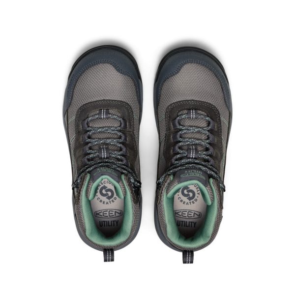 Women's Skokie Waterproof Work Boot (Carbon Toe) | Magnet/Black