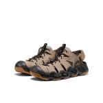 Men's Hyperport Fisherman Leather Sandal  |  Brindle/Oak Buff