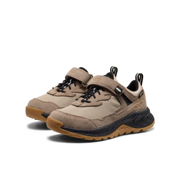 Little Kids' Hightrail Waterproof Hiking Shoe | Brindle/Oak Buff