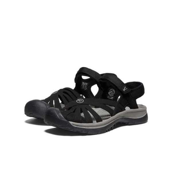 Women's Rose Sandal | Black/Neutral Gray