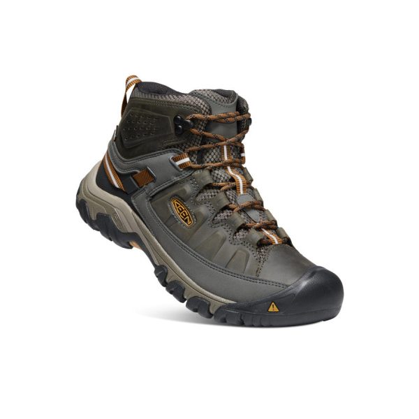 Men's Targhee III Waterproof Mid | Black Olive/Golden Brown