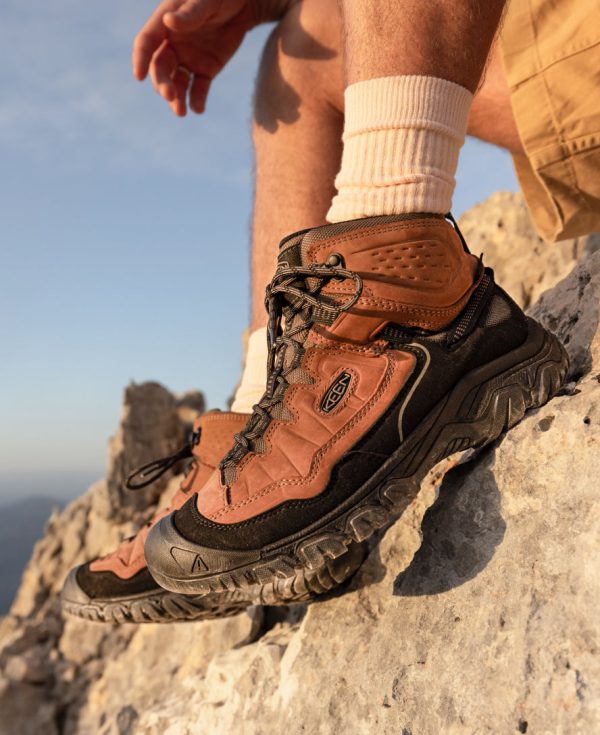 Men's Targhee IV Waterproof Hiking Boot | Bison/Black