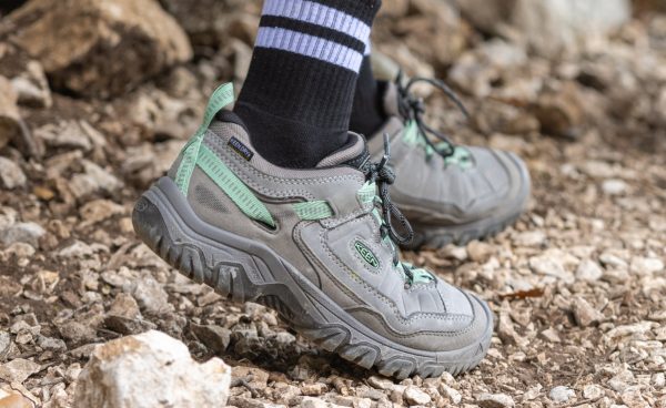 Women's Targhee IV Waterproof Hiking Shoe | Alloy/Granite Green