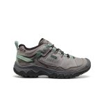 Women's Targhee IV Wide Waterproof Hiking Shoe | Alloy/Granite Green