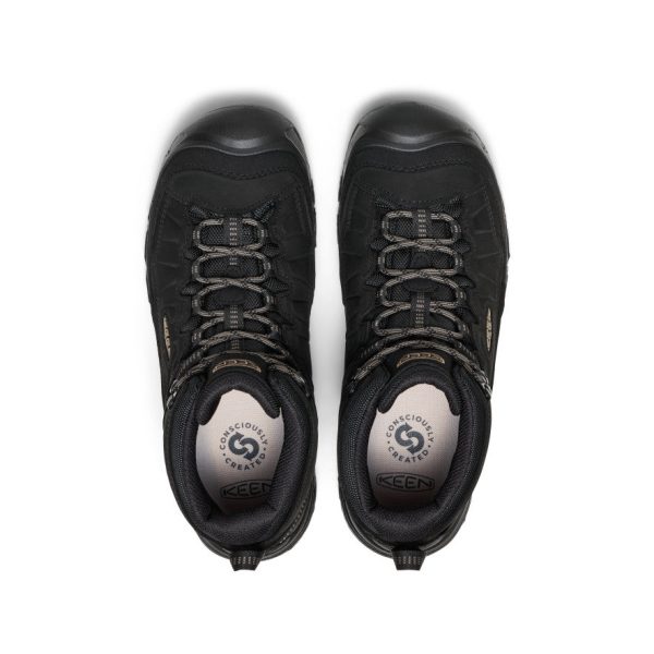 Men's Targhee IV Wide Waterproof Hiking Boot  |  Triple Black