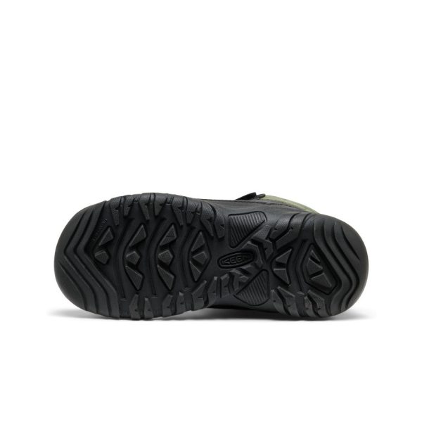 Big Kids' Kanibou Waterproof Winter Boot  |  Black/Bronze Green