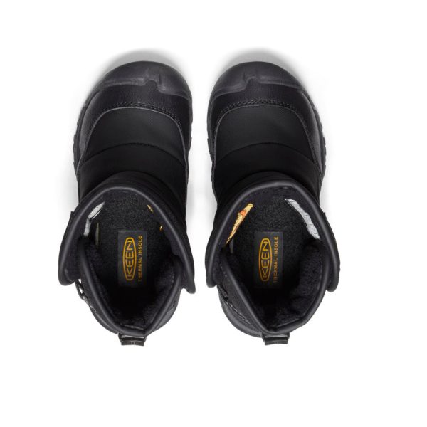 Little Kids' Puffrider Waterproof Winter Boot | Black/Steel Grey
