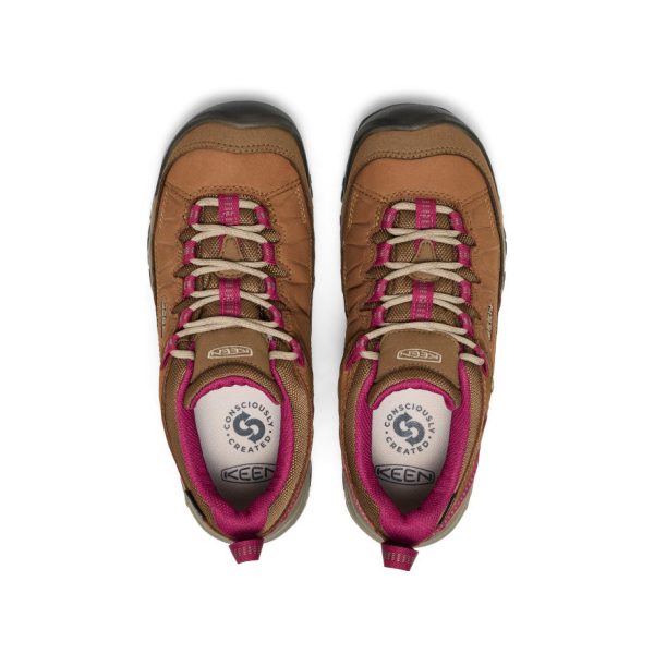Women's Targhee IV Waterproof Hiking Shoe | Bison/Beaujolais