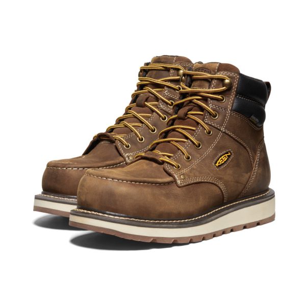 Men's Cincinnati 6 Waterproof Boot (Carbon Toe) | Belgian/Sandshell
